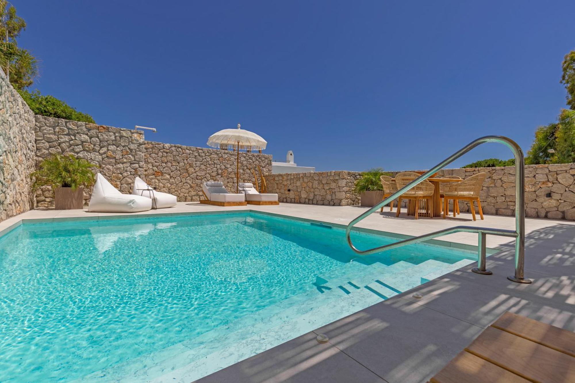 Milos Villas Complex Πεύκος Εξωτερικό φωτογραφία