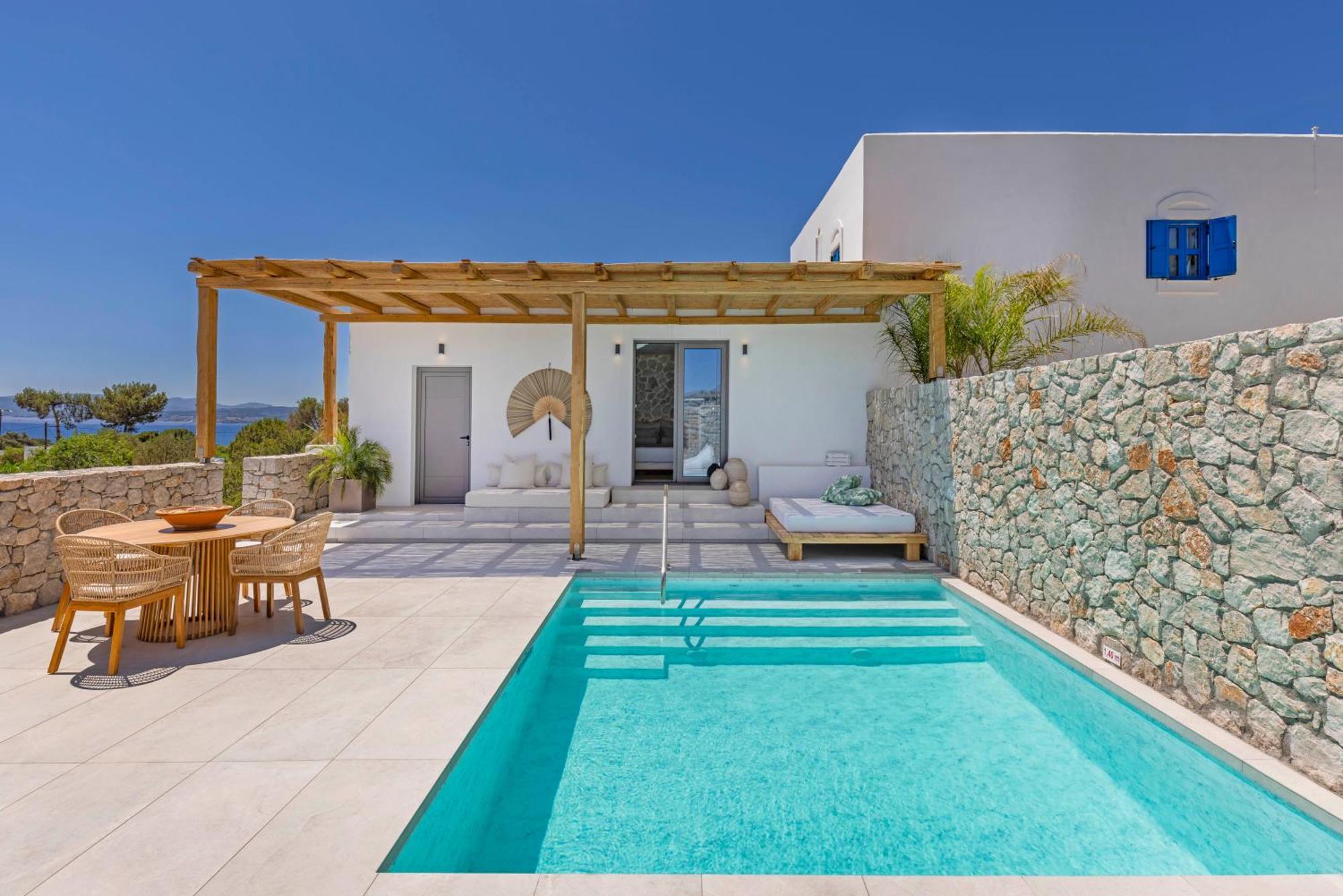Milos Villas Complex Πεύκος Εξωτερικό φωτογραφία