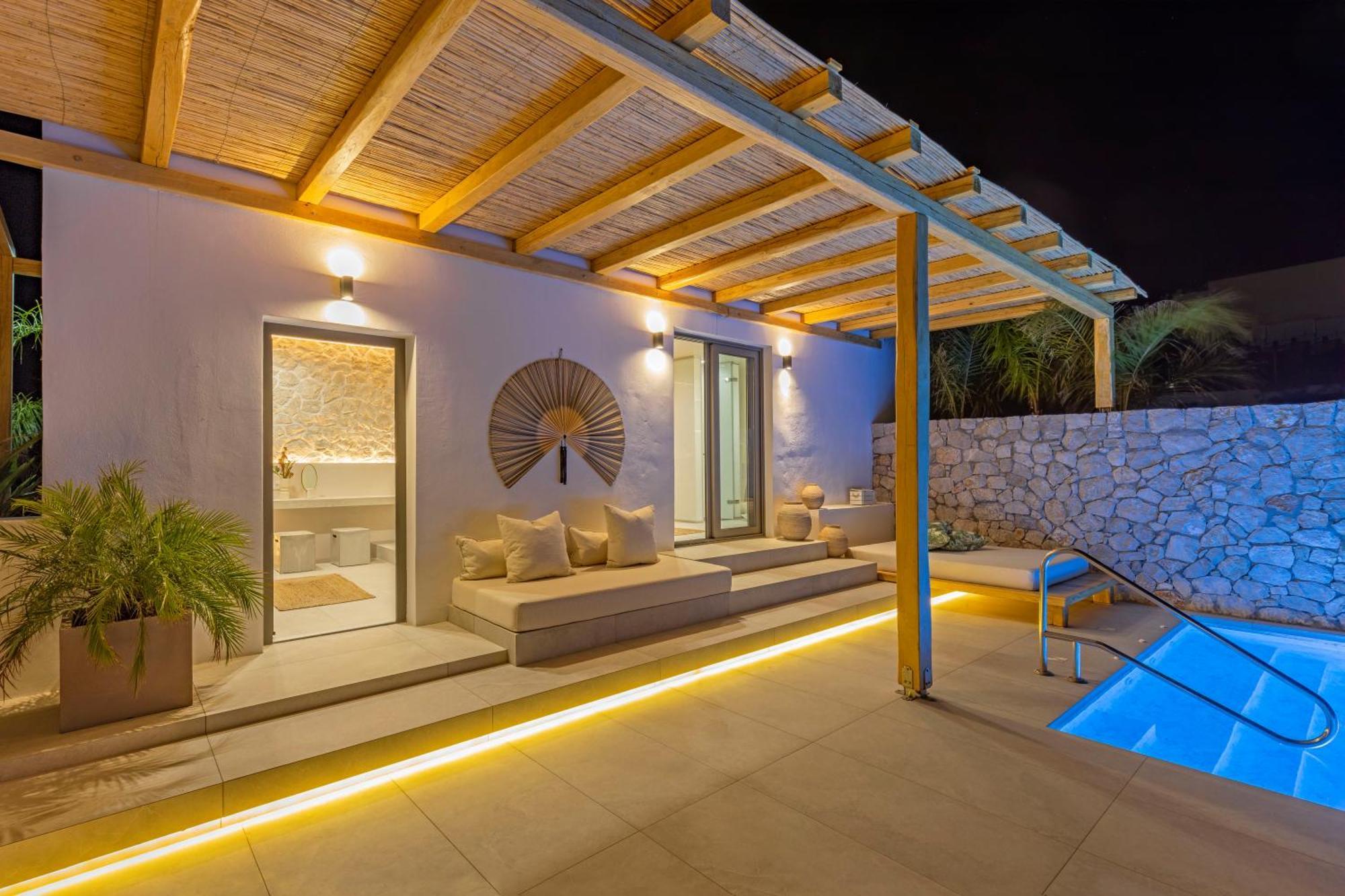 Milos Villas Complex Πεύκος Εξωτερικό φωτογραφία